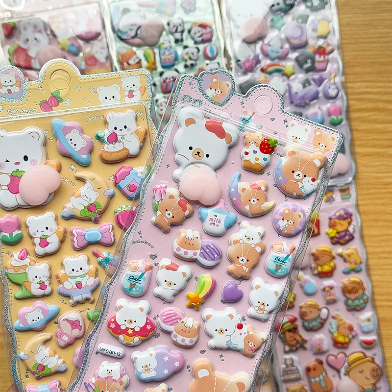 �y�Z�[�����z�����_��1�� ����X�e�b�J�[ 3D PVC ���� �Ղ����� �X�N�C�[�Y ���r�b�g �J�s�o�� �N�} �X�}�z�P�[�X �m�[�g�p�\�R���f�R���[�V���� ���L DIY �R���[�W���p