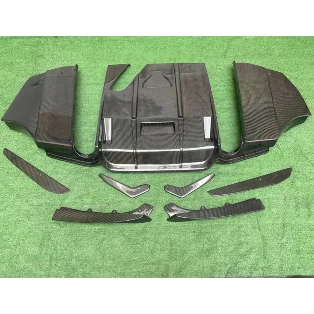 ألياف الكربون لسيارات BMW 3 Series F30 M Tech Sport 2012-2018 المصد الخلفي الناشر الخلفي الخائن المفسد FRP G نمط اكسسوارات السيارات #3