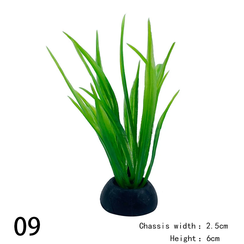 Artificial Aquarium Decor Plants Water Weeds Ornament Aquarium Decoration Fish Tank Decoration Green Purple Water Grass