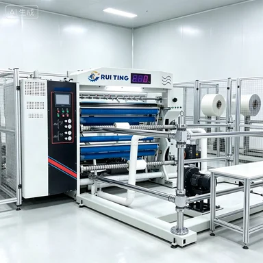 Automatic Paper Roll to Roll Slitting and Cutting Machine Film Bopp Tapes Slitting Slitter Rewinder Machinery