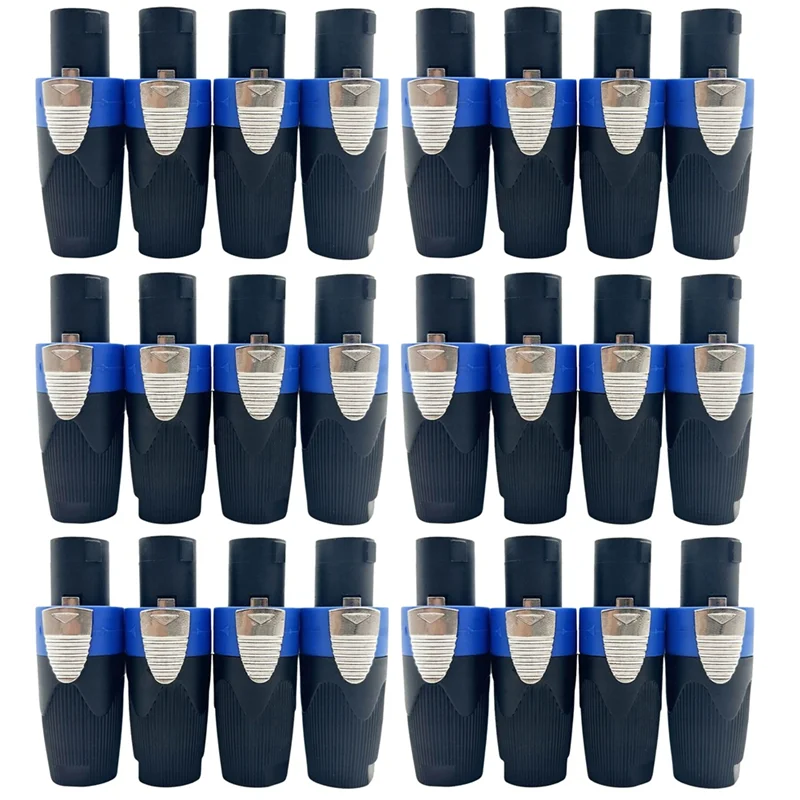 

AB46-30Pcs For Nl4fx Speakon 4-Pole Plug Male Audio Speaker Connector Speaker Power Amplifier Ohm-Head Nl4fx Connector