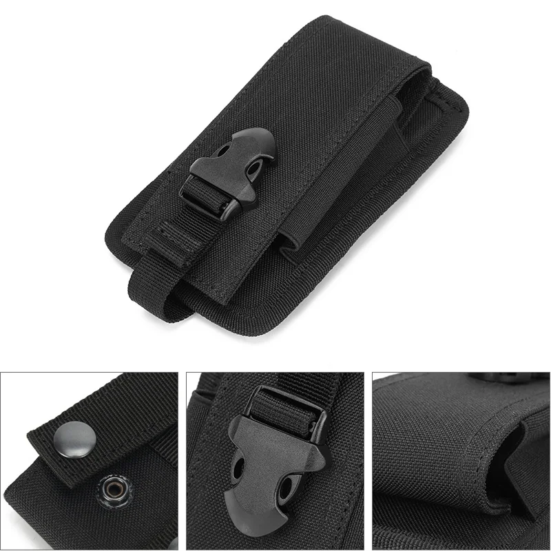 Military Tactical Molle Pouch Bag Case + Shield Film Screen Protector for Garmin Montana 610 610T 680 680T 650 650T 600 600T