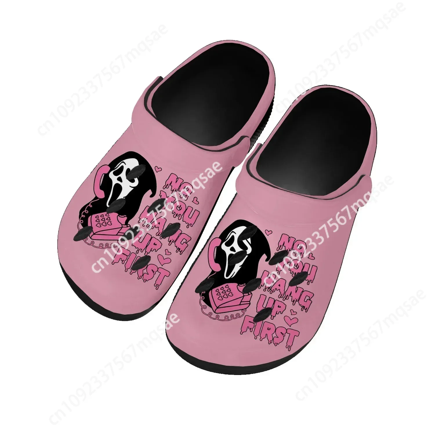 No You Hang Up First Music Home Clogs Custom Water Shoes Mens Womens Teenager Shoe Garden Clog Breathable Beach Hole Slippers