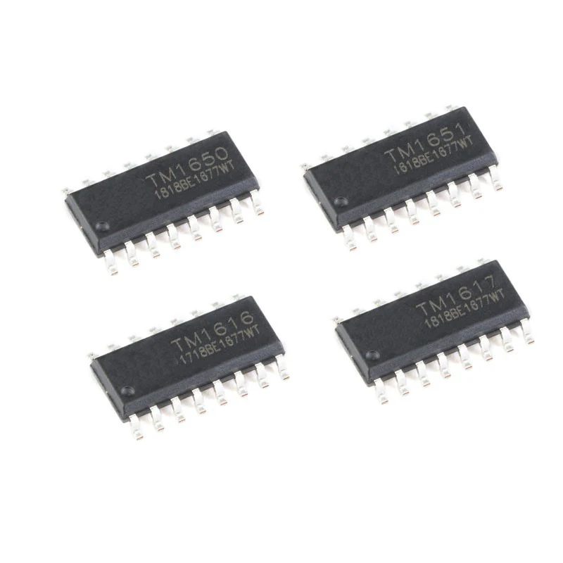 30PCS  TM1650 TM1651 TM1652 TM1616 TM1617 TM1812 TM2291 SOP16 LED digital tube driver chip