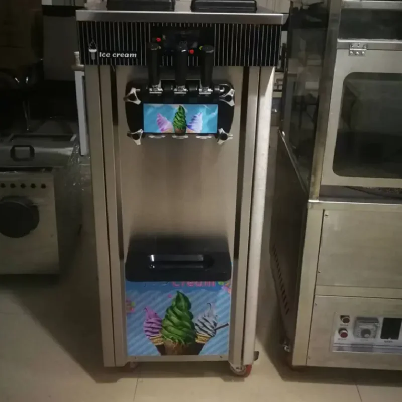Rvs Vending Ijs Machine Soft Serve Ijs Makers Commerciële Ijs Making Machine