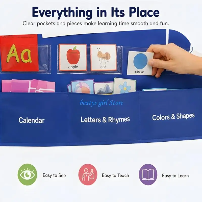 C7AB Wall Chart Set for Calendar Letter Counting and Class Review