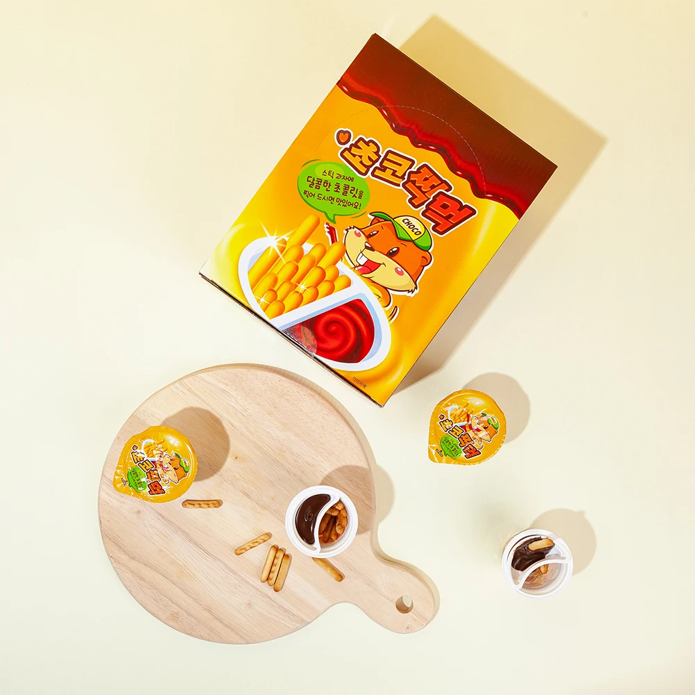 Choco Chakmeot 336g (14g X 24 Pieces) X 2 Boxes, Children's Snacks, Kindergarten Outings, Individually Packaged Snacks