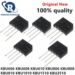 5pcs/lot KBU606 KBU610 KBU806 KBU808 KBU1510 KBU2510 KBU810 KBU3510 KBU1010 DIP-4 BRIDGE RECTIFIERS