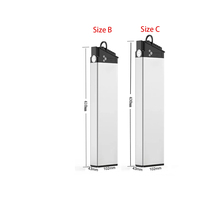 FZZ 36V 48V Folding Ebike Battery 12.8Ah 14Ah 16Ah 17.5Ah For A20 Fiido M1 MYATU LO26 20LVXD30 Foldable Bicycle Replacement