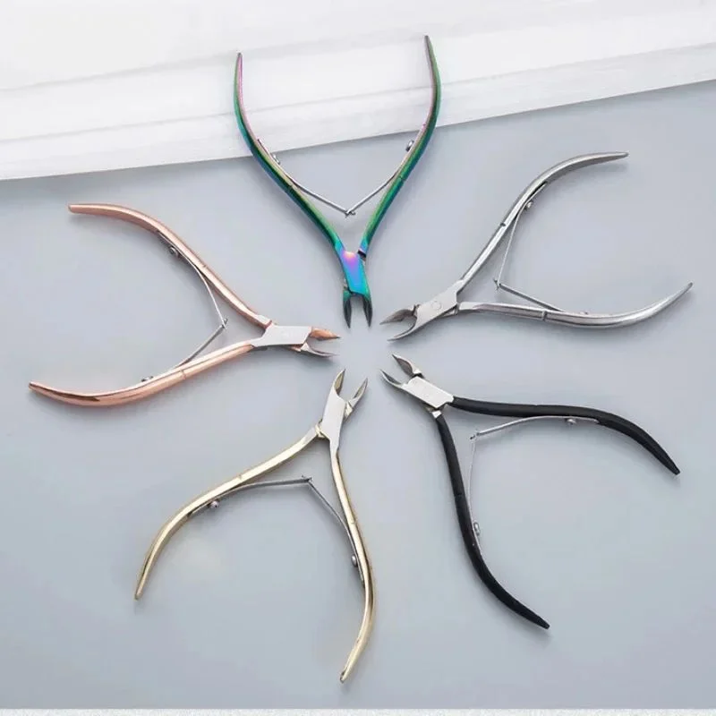 

Professional Cuticle Cutter Nail Nippers Scissors Manicure Pusher Pedicure Tong Dead Skin Remover Nail Cuticle Regrowth Tool