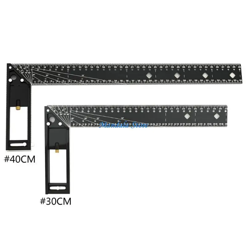 U2JC Square 90 Degree Right Angles Engineer Angles Ruler Gauges L Type Square Tool