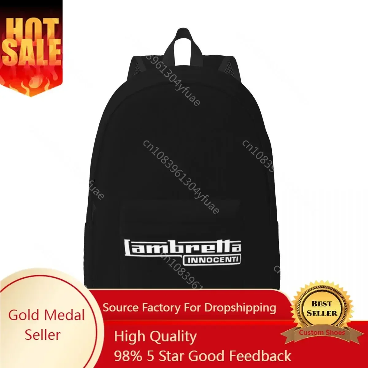 Xmas Lambretta Innocentis Backpack Student Rude Boy Big Backpacks Polyester Casual School Bags Travel Custom Rucksack