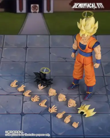 Demoniacal Fit Son Goku Figur Dragon Ball Z SHF Goku Figur Martialist Forever Return From Beyond Actionfigurer Modellleksaker 10 best sales sh figuarts boku no hero - №7