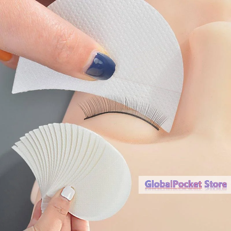 [TG823]50Pcs Eye Makeup Stencils Disposable Eyeshadow Stickers Eyeliner Shield Grafted Eyelashes Isolate Eyelash Removal Patches