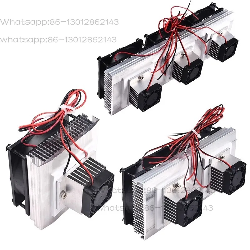Core 12706 Peltier Cooler Kit 12V Semiconductor Refrigeration Module DIY Mini Air Conditioner Finished Cooling Set