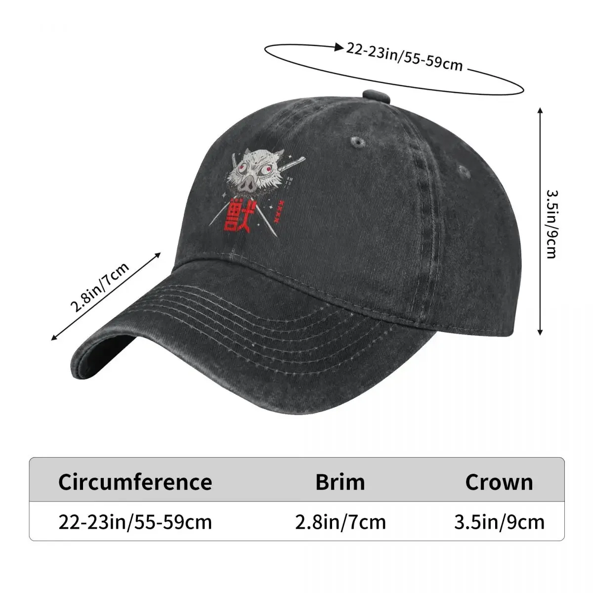 Red Swordsman Casual Baseball Cap Summer Vntage Anime Trucker Hat Sunscreen Kpop Rock Snapback Cap Men Women Fitted Baseball Cap