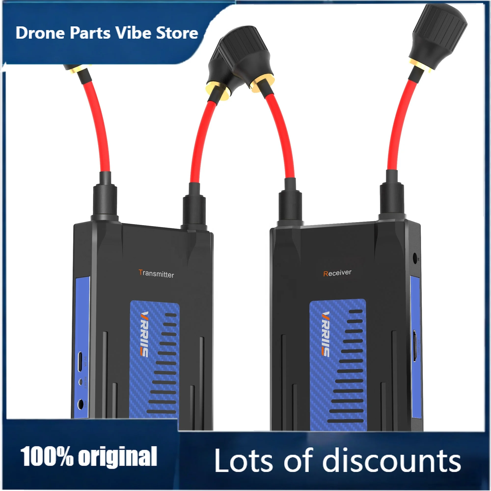 

FyAudio Video Wireless Transmitter and Receiver 300M Range HD Transmission System for FPV Camera 1080P Output