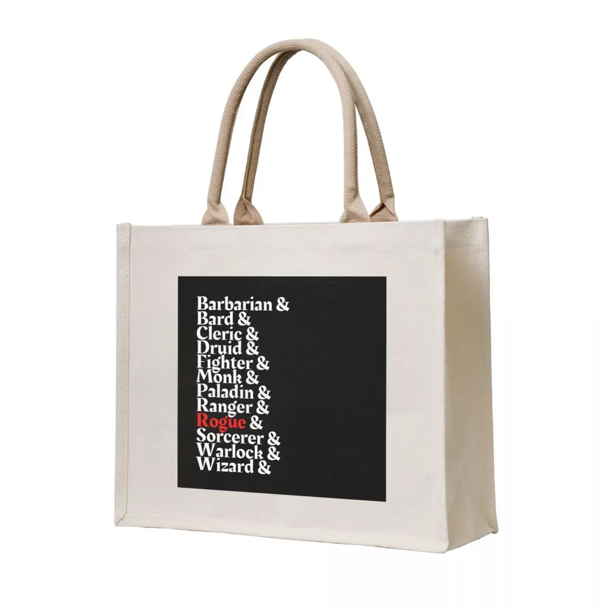 

I'm The Rogue - DnD 5e All Class Print Tote Bag hand bag tote bags men custom canvas bag