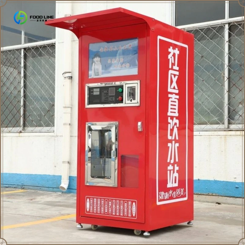 

24hour Purified Vending Water Coin Operated Water Vending Machine for Business FL Customized