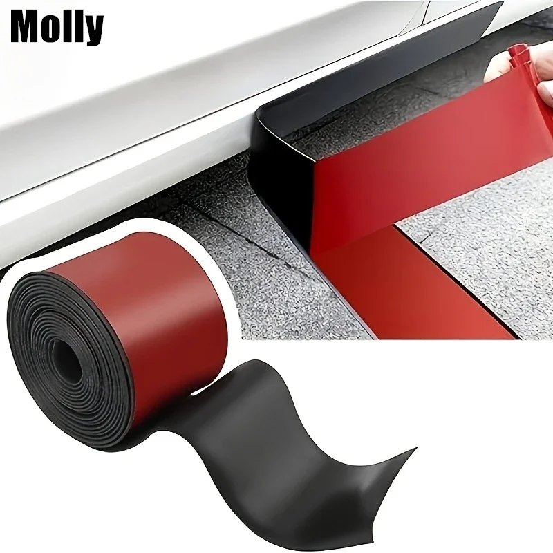 Self Adhesive Rubber Car Side Protection Strip Durable Bumper and Door Edge Protection Easy Installation Car Door Protection