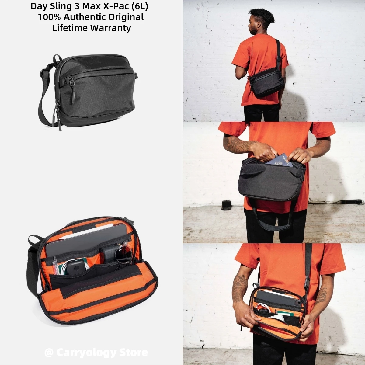 

100% Authentic Original Day Sling 3 Max X-Pac : Versatile Spacious Durable DayPack Chest Waist Shoulder Hip Fanny Bag | BNWT