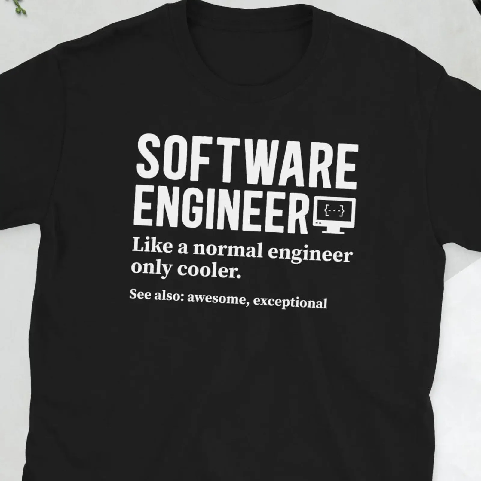 Software Engineer T Shirt Engineering s  vintage Washed graphic homme fashion Stretched Top For Everyday Wear Stylish Versatile