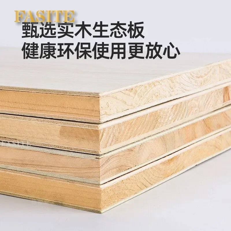 For Household Multi-functional Computer Desk with Integrated Bookshelf Warm White Hole Board Design for Bedroom Study Space