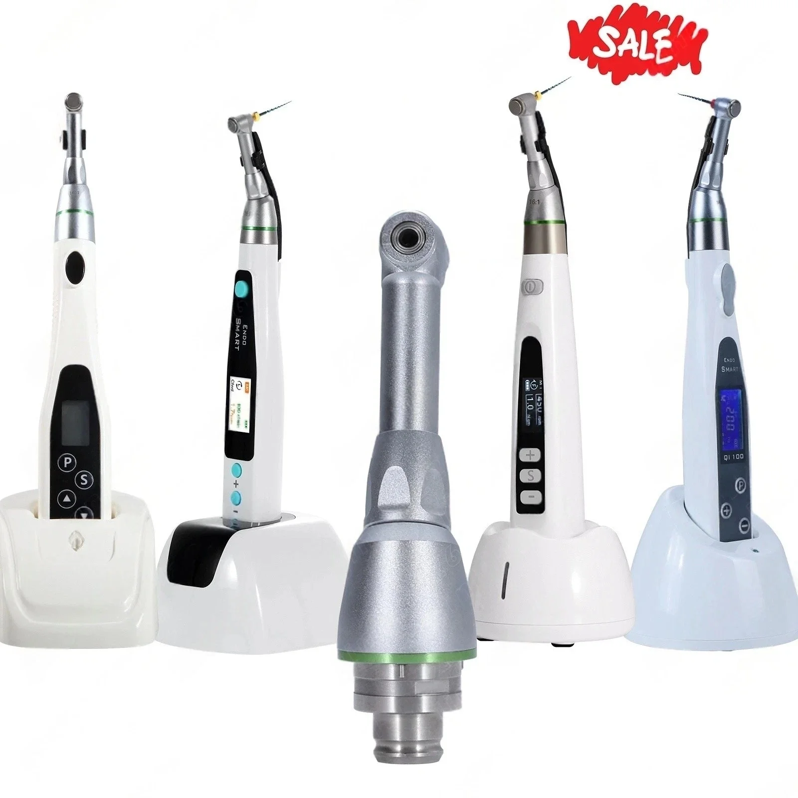 Dental LED Wireless Endo Motor 16:1 Reciprocating Root Canal/16:1 Head Handpiece