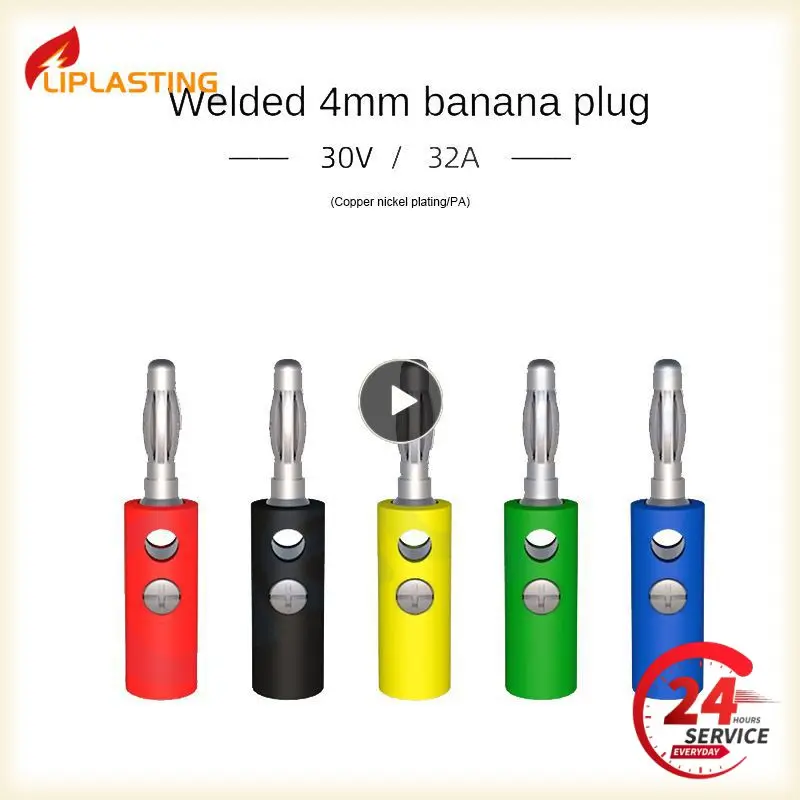 4mm Power Terminal High-quality Not Easy To Burn When Exposed To Fire Antioxidant Durable To Pull And Insert Banana Plug