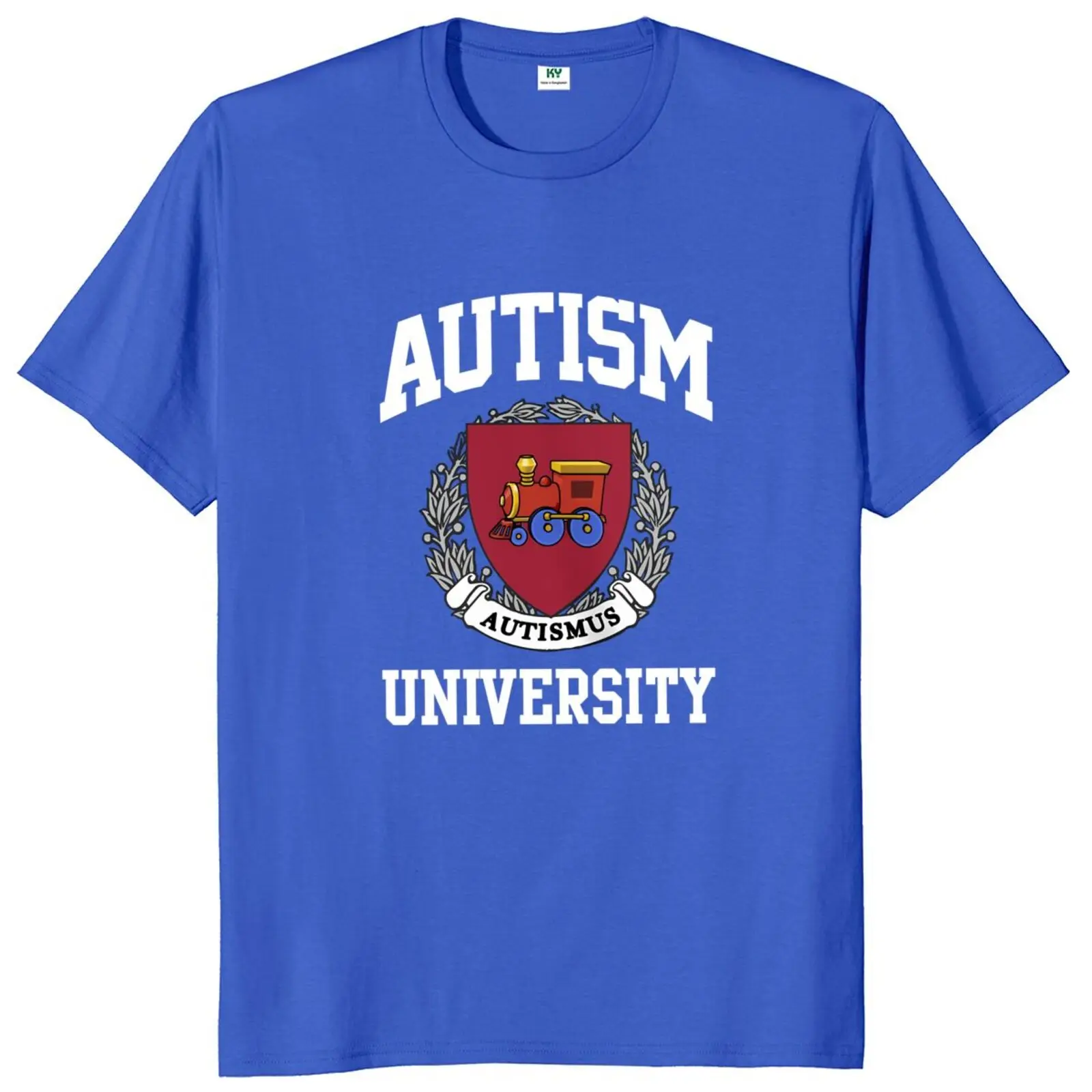 Autism University Autismus T Shirt Funny Autistic Introvert Gift Graphic T-shirt 100% Cotton Soft Unisex Tee Tops EU Size