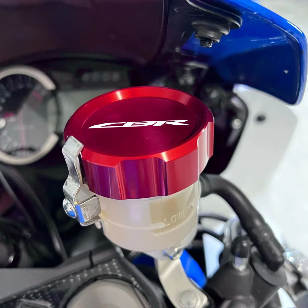 For HONDA CBR600RR CBR1000RR CBR 600 1000 RR 2004-2024 2018 Motorcycle Front Brake Fluid Reservoir Cap Cover Sock Oil Filler Cap