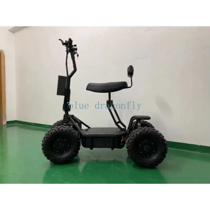 60V All-terrain 10000watt 95mph electrical ATVs 2500w*4 45km/h 16Inch Four Wheel e Scoter Electric Scooter For Adult