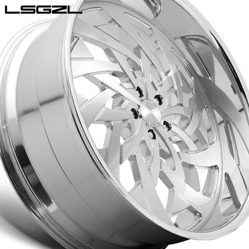 LSGZL OEM wheel 18 19 20 21 22 24 26 Inch wheel 5x120 Rims 5X114.3 5X130 deep concave wheels