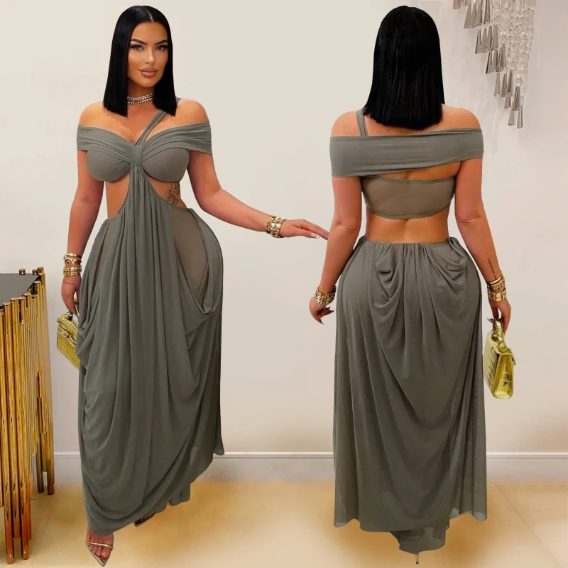 فساتين حفلات نسائية مثيرة ذات طبقات غير منتظمة مناسبة خاصة ملابس فضفاضة مكشكشة ليلية ملابس نادي فيستدوس