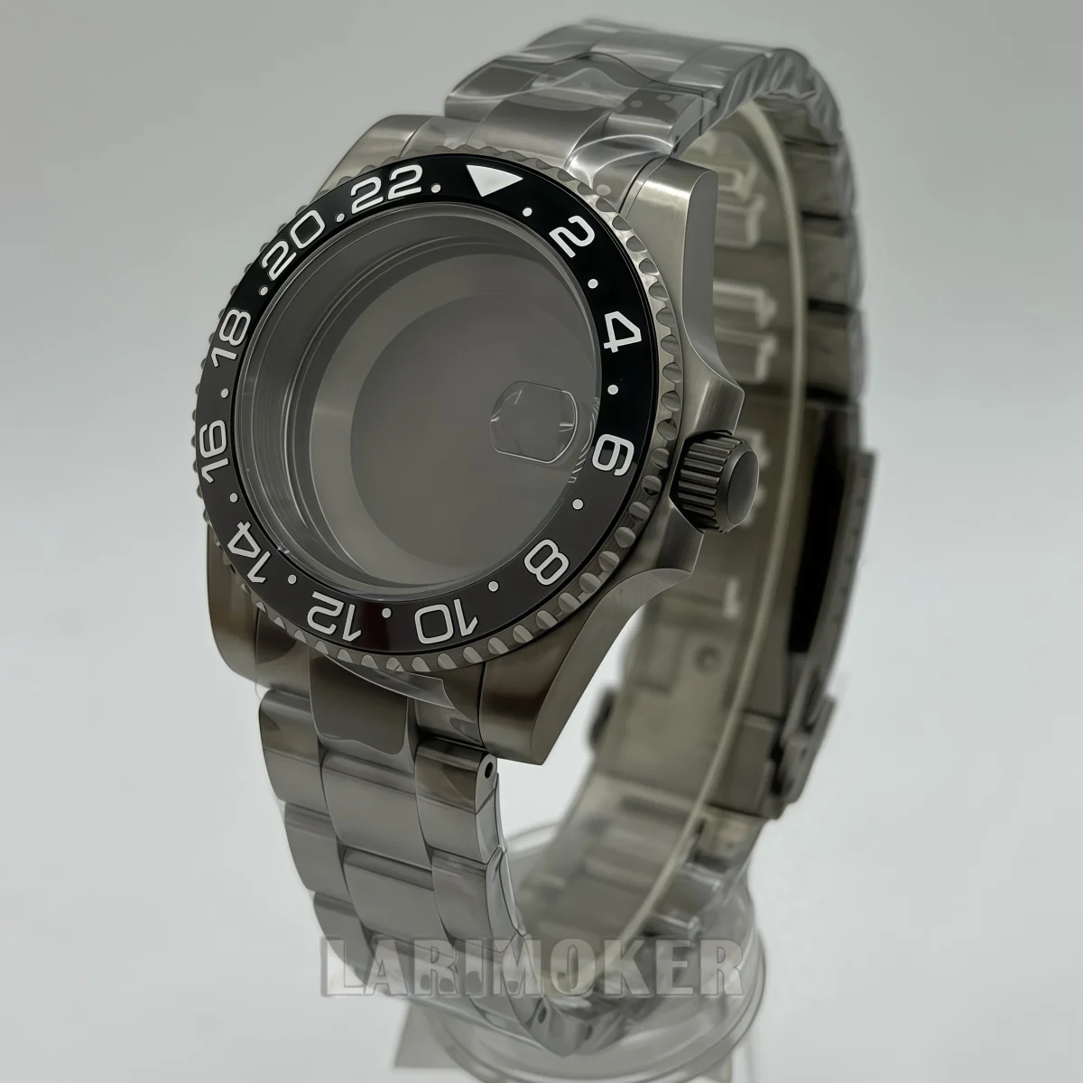 40MM Titanium Alloy Watch Case With Matching Strap Sapphire Crystal Fit NH34 NH35 PT5000 Movement Sports Watch Mod Repair Parts