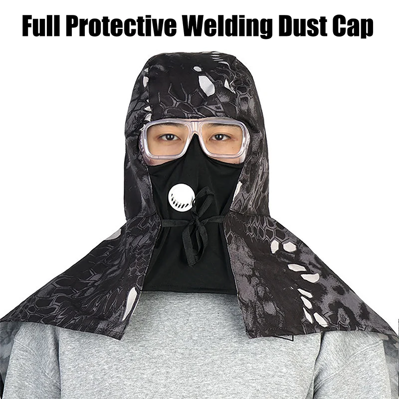 

Full Protective Welding Hood Dust Cap Dustproof Windproof Cape Safety Helmet Outdoor Safety Protection Hats Neck Cover