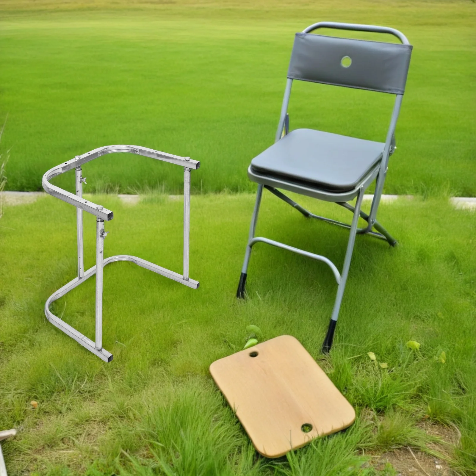 

Portable Metal Trash Bag Holder Stand Durable Garden Garbage Bag Support Frame for Yard Waste Management Lawn Party Cleanup