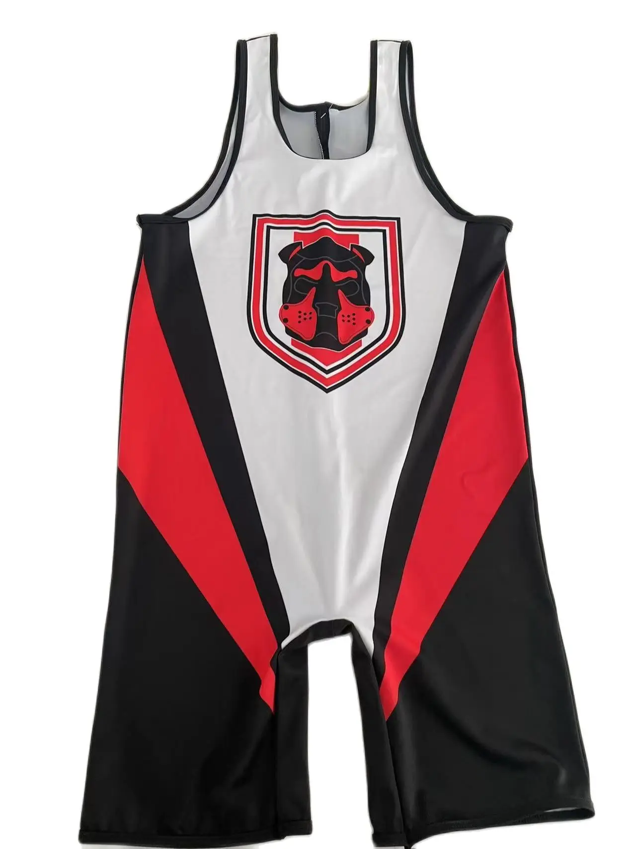 Maillot de dehors avec Fermeture Éclair au Dos pour Homme, Vêtement de Fitness, 1 Pièce, CB13