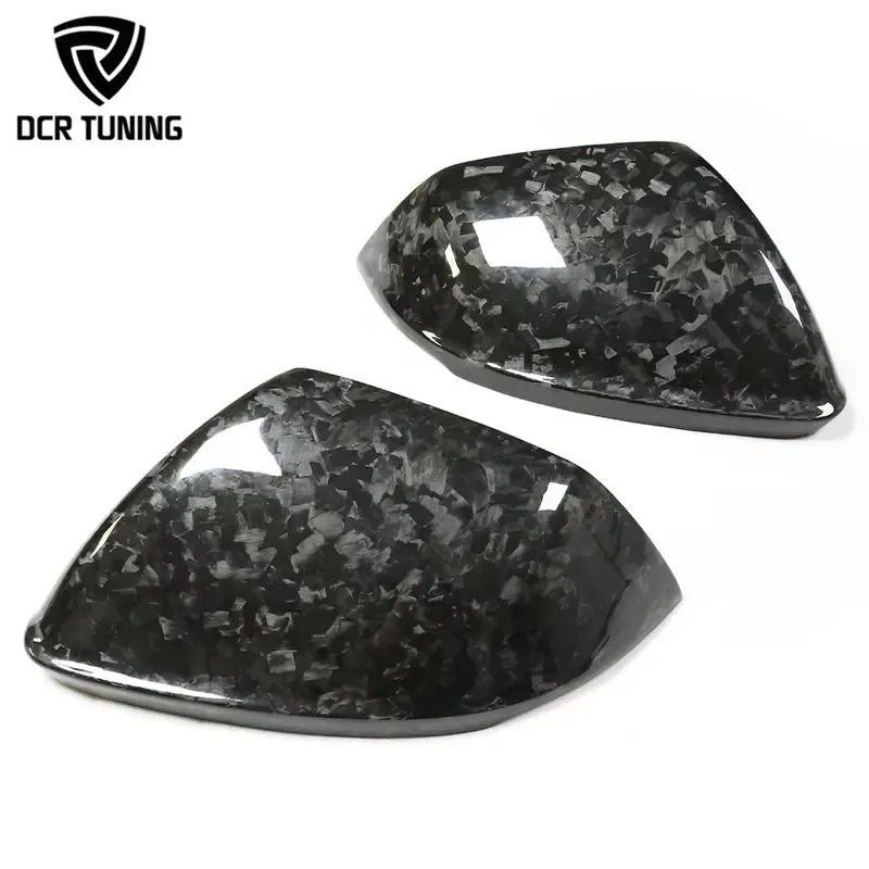 For Audi Dry Carbon Fiber Side Mirror Replacement Cover  Urus  Q8 SQ8 RS Q8 2018+ with Lane Assist