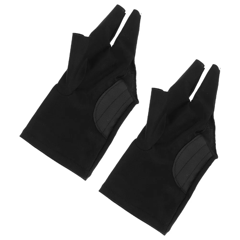2pcs Gloves Comfortable Stretchable Billiard Cue Accessories For Men Women Snooker Professional Billiard Gloves