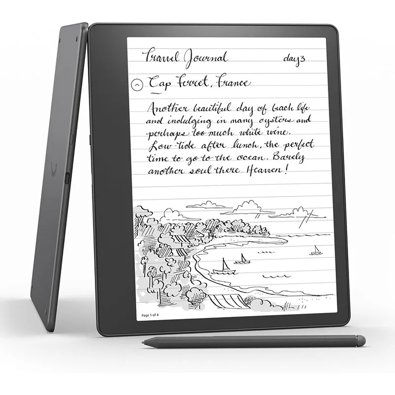 Amazon Kindle Scribe الجيل الأول 2022 إصدار 16G 300 ppi شاشة Paperwhite تحويل الملاحظات إلى النص والمشاركة مع القلم المميز
