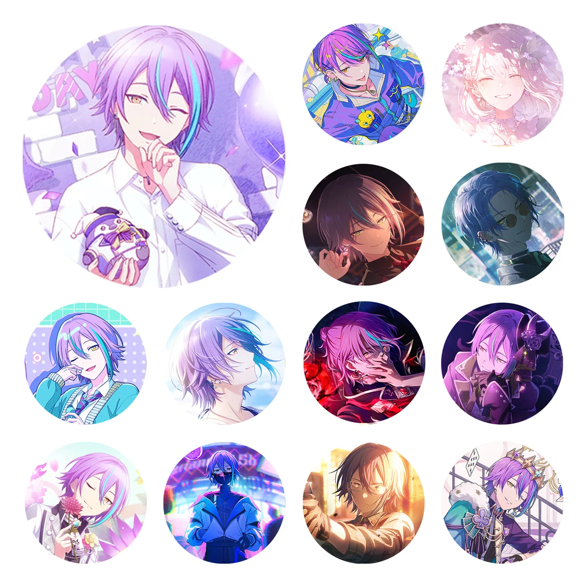 

Project SEKAI Anime Wonderlands Showtime Kamishiro Rui updated on 20251220 50mm Metal Badge Brooch Pins