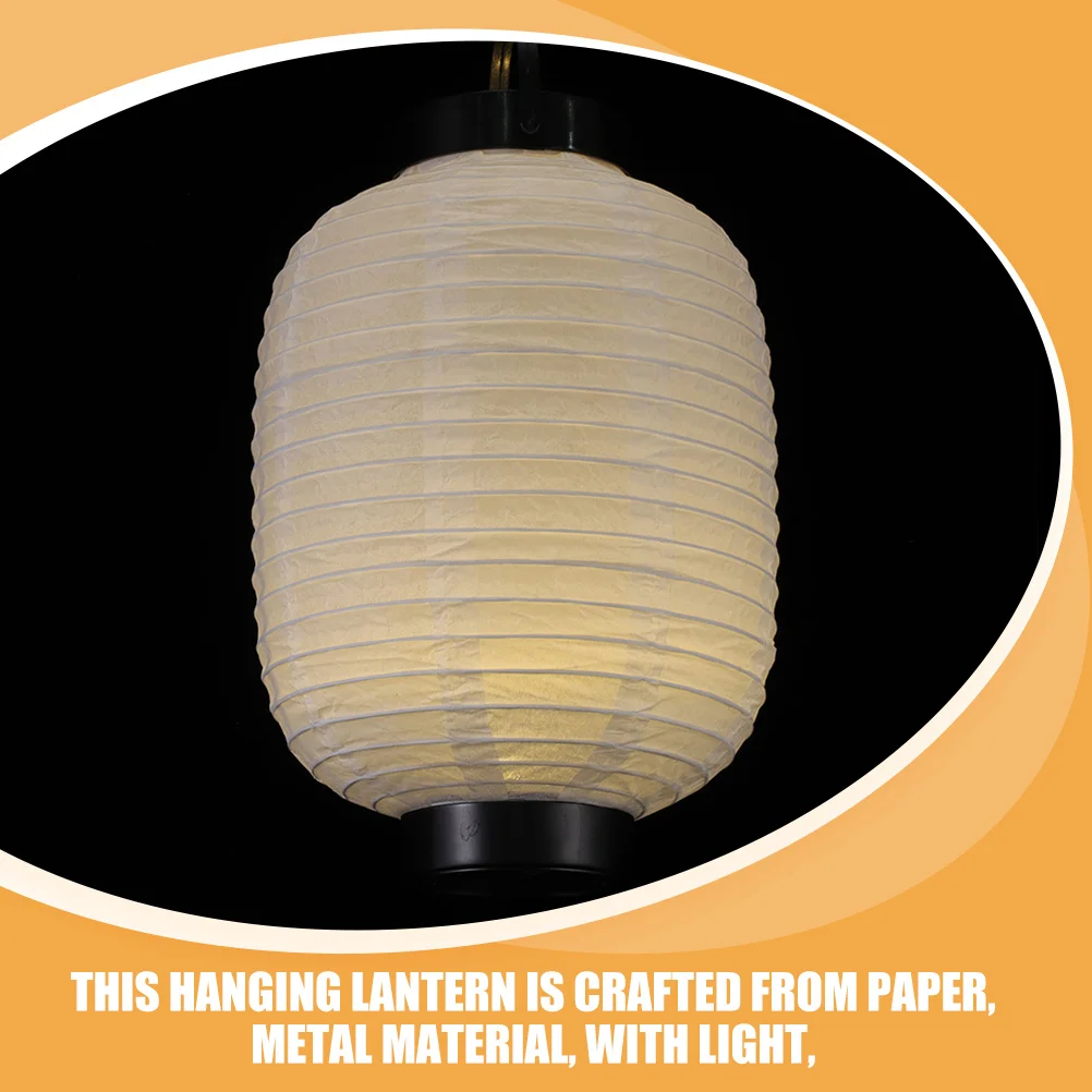 2개 일본식 종이 등불 접이식 걸이등 실내외 장식용 바 레스토랑 카페 일본 테마