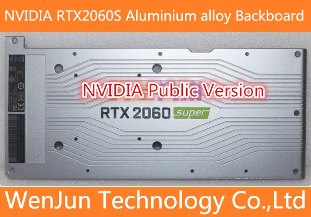 

Высококачественный алюминиевый сплав NVIDIA RTX2060 2060S RTX2070 2070TI 2080TI плата видеокарты охлаждающий вентилятор задняя панель