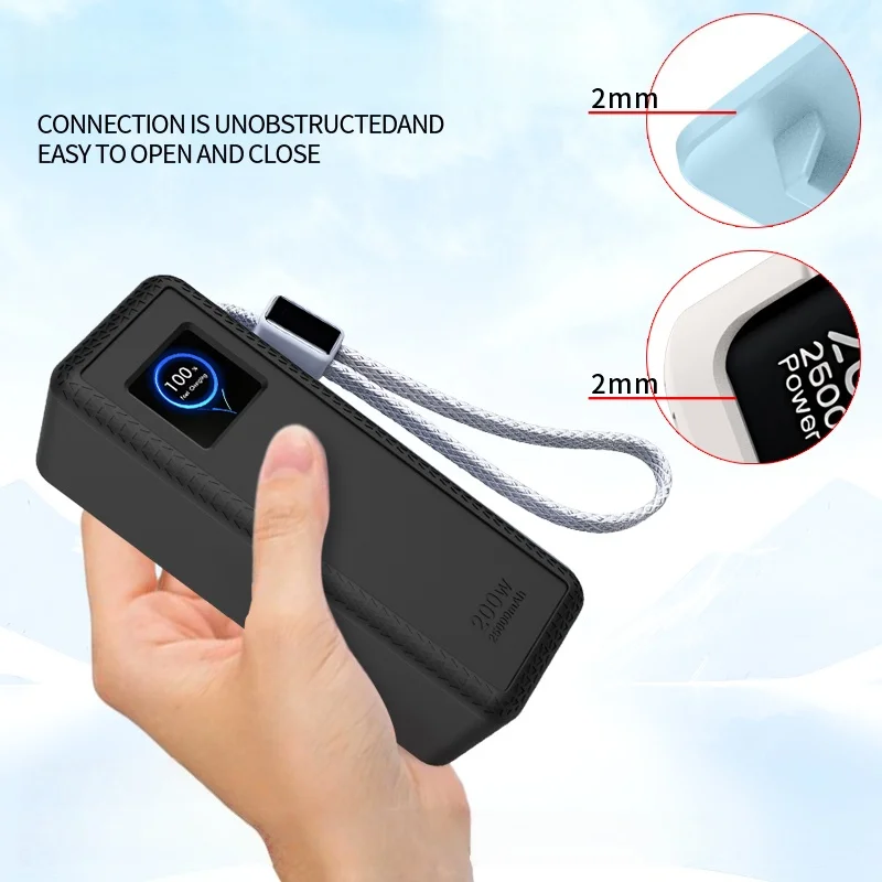 Glow-In-The-Dark Design Protective Case For UGREEN 25000 mAh 200W PB728 Anti-Scratch Provides Full Protection For Your Device