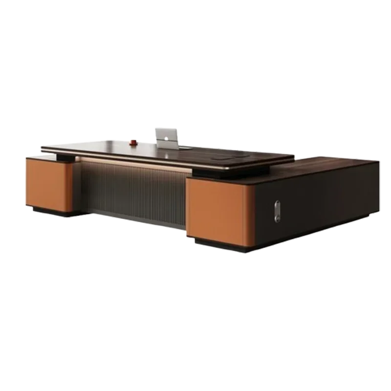 

Cabinet Large Executive Desk Wood Supplies Drawers Asthetic Executive Desk Writing Designer Mesa Para Computador Furniture