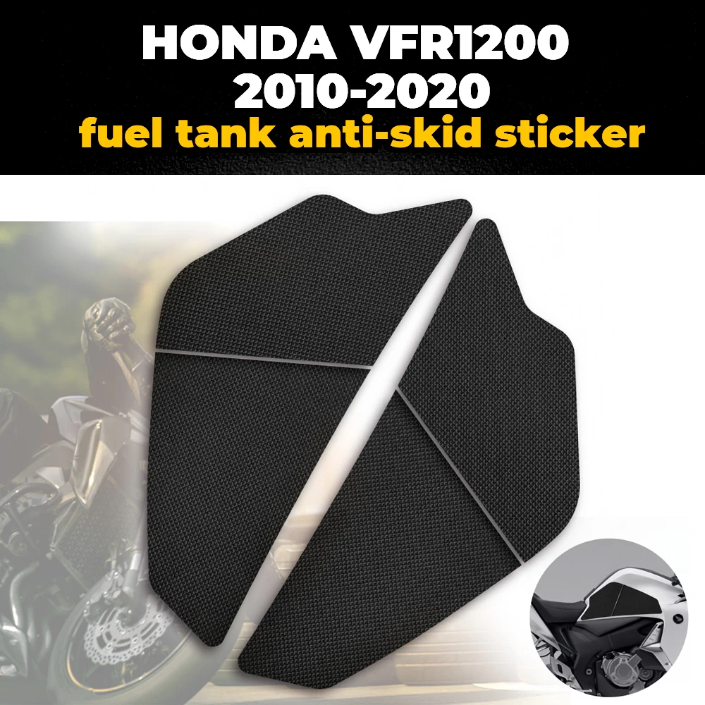 Untuk HONDA VFR1200 2010-2020 bantalan stiker pelindung Aksesori sepeda motor stiker Decal pegangan lutut tangki oli bahan bakar antiselip