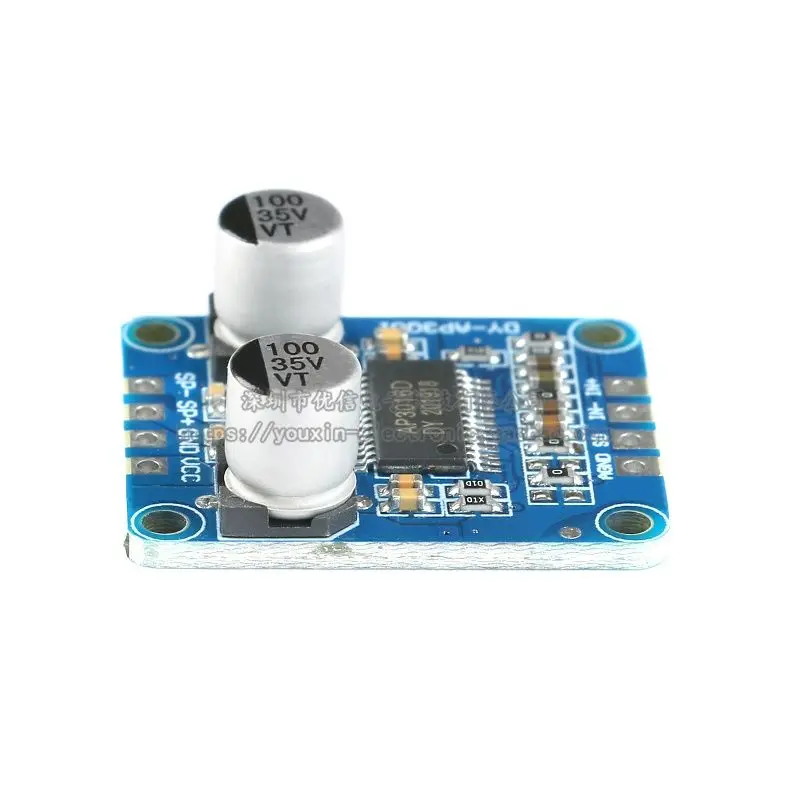 High-Power Amplifier Module Class D Digital 10W/20W/30W Power Output 12V/24V Power Supply Audio Equipment