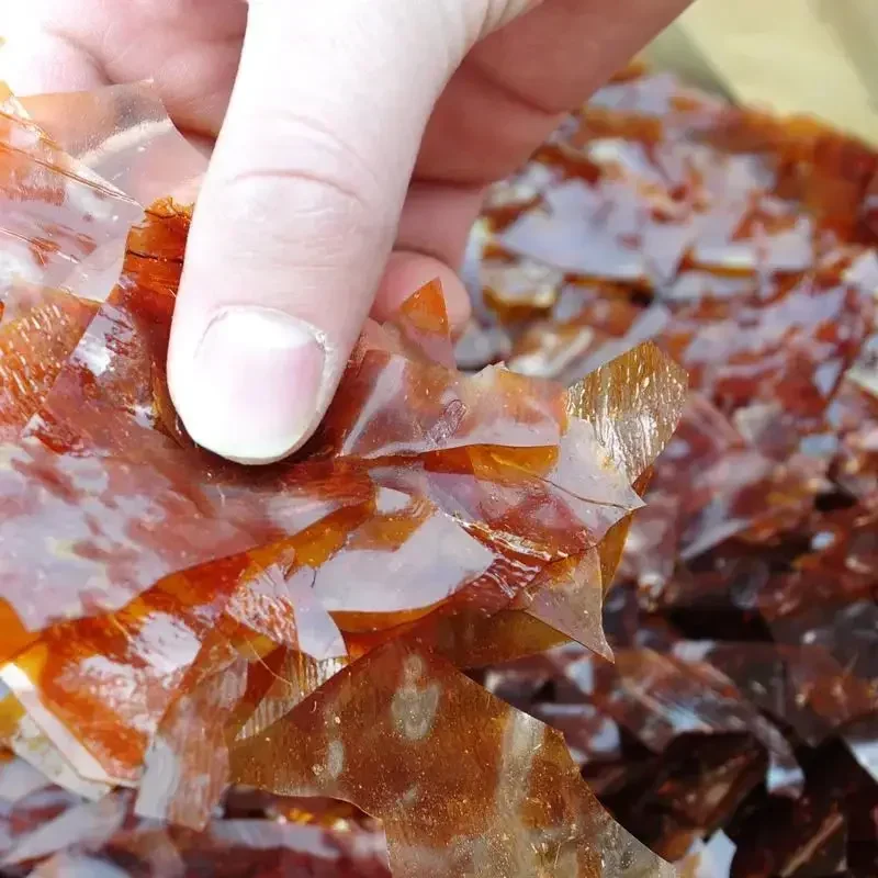 Natürliche Schellackflocken für Holzreparatur, Politur, Möbelpolieren, Herkunft, indischer Schellack, Lack, goldener Schellack