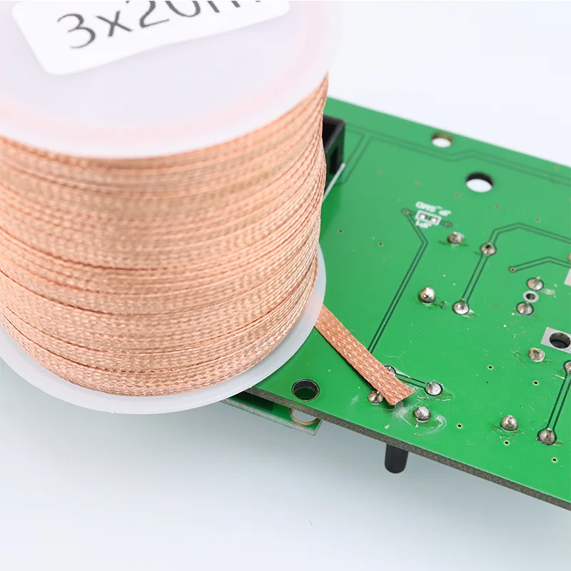 Lotentfernung, Kupfer, Entlötgeflecht, Schweißdraht, Netzgeflecht, Klebeband und Lötpaste, Kolophonium, Flussmittel, bleifrei, für Telefon-PCB-Werkzeug – Detail 5
